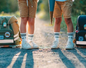 Schulkind Socke, Einschulung Gr. 29-34