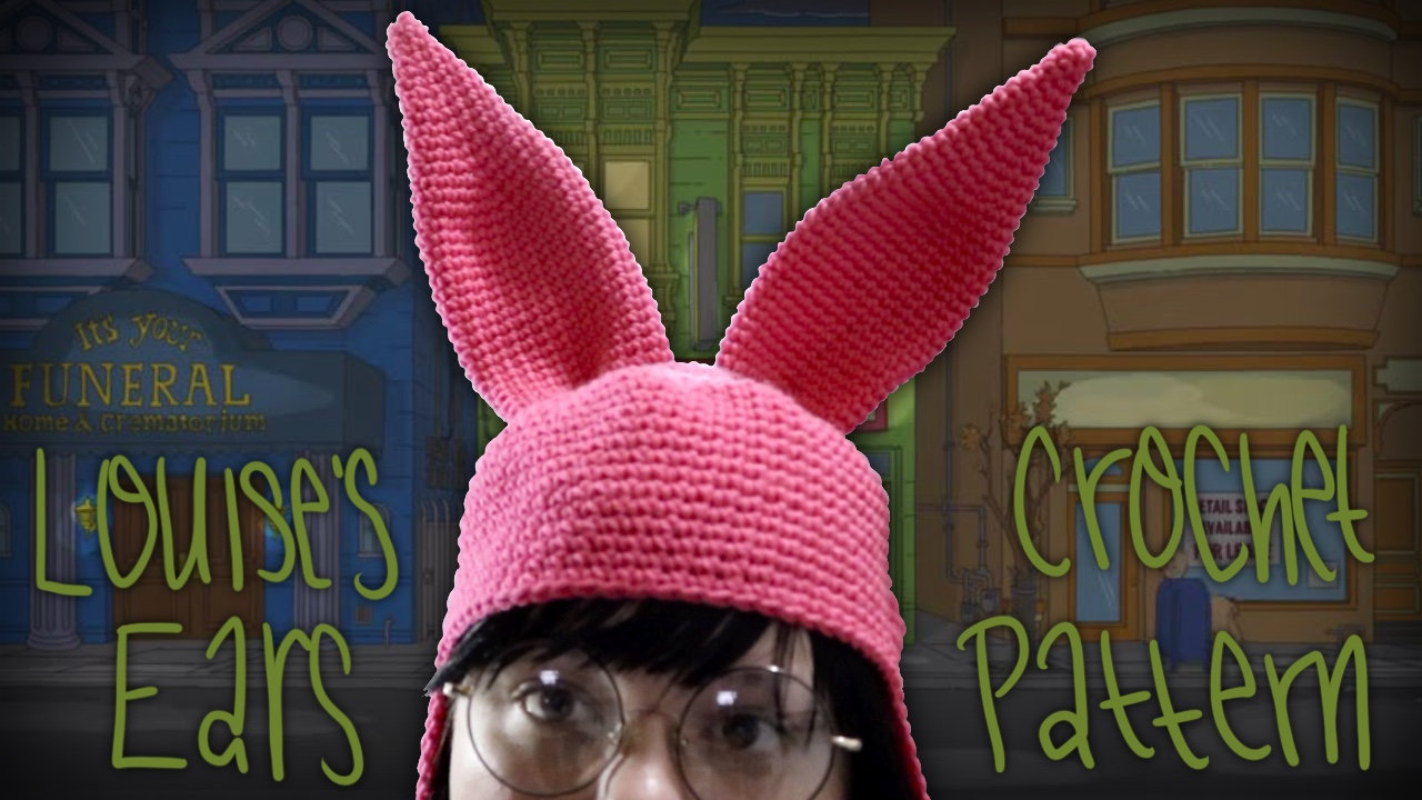 Louise Belcher Hat Crochet Pattern Bob's Burgers: Louise Hat