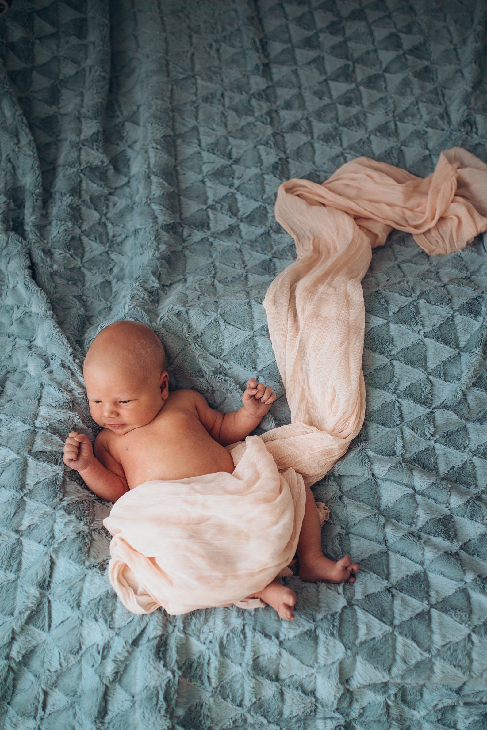 Silk Wrap Blanket in CREAM BLUSH Baby Ruffle Wrap Silk Baby Etsy