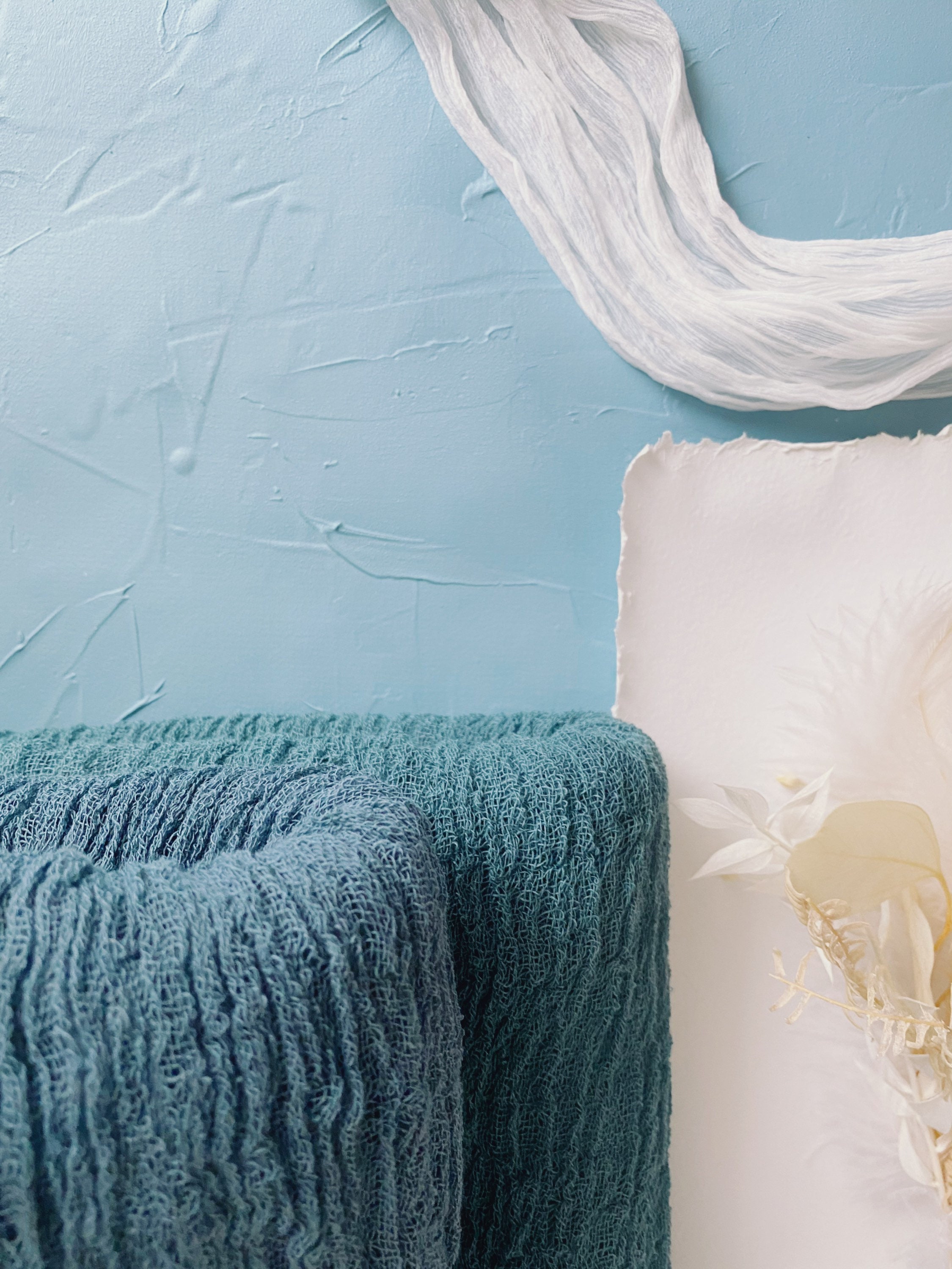 OZEAN Gaze Läufer dunkel Türkis rustikale Hochzeit Tischläufer | Etsy