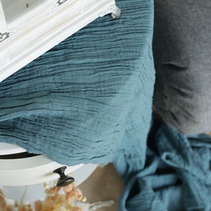 Hand Dyed Gauze Table Runner: 100% Cotton Cheesecloth Fabric