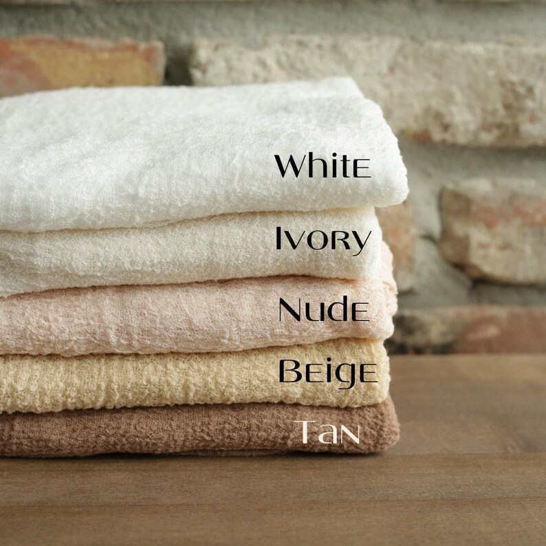 Hand Dyed Cotton Gauze Table Runner, Rustic Wedding Arch Decor, Ivory Cheesecloth Decor image 14