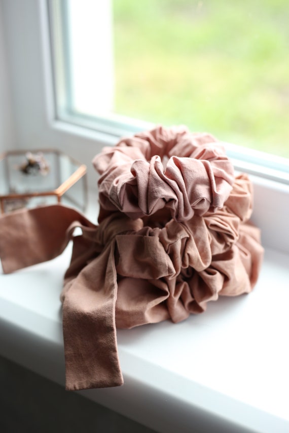 ◯two-tone natural cotton chouchou | decisionmakerpanel.co.uk