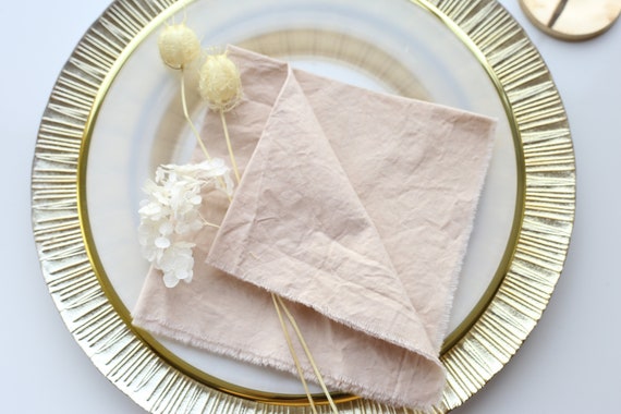 Cotton Crinkle Cloth Napkins - Made in the USA - Eco Girl Shop