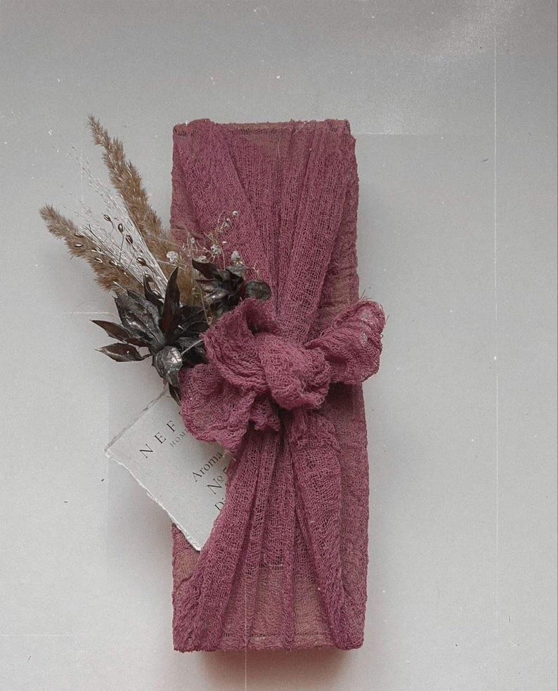 Hand-Dyed Gauze Furoshiki: Reusable Eco-Friendly Gift Wrap image 3