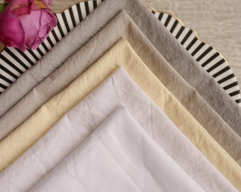 Bulk Wedding Napkins Set, Event Table Decor Napkins in Neutral Tones, Wholesale Cotton Cloth Napkins, Large Order Wedding Party Decor
