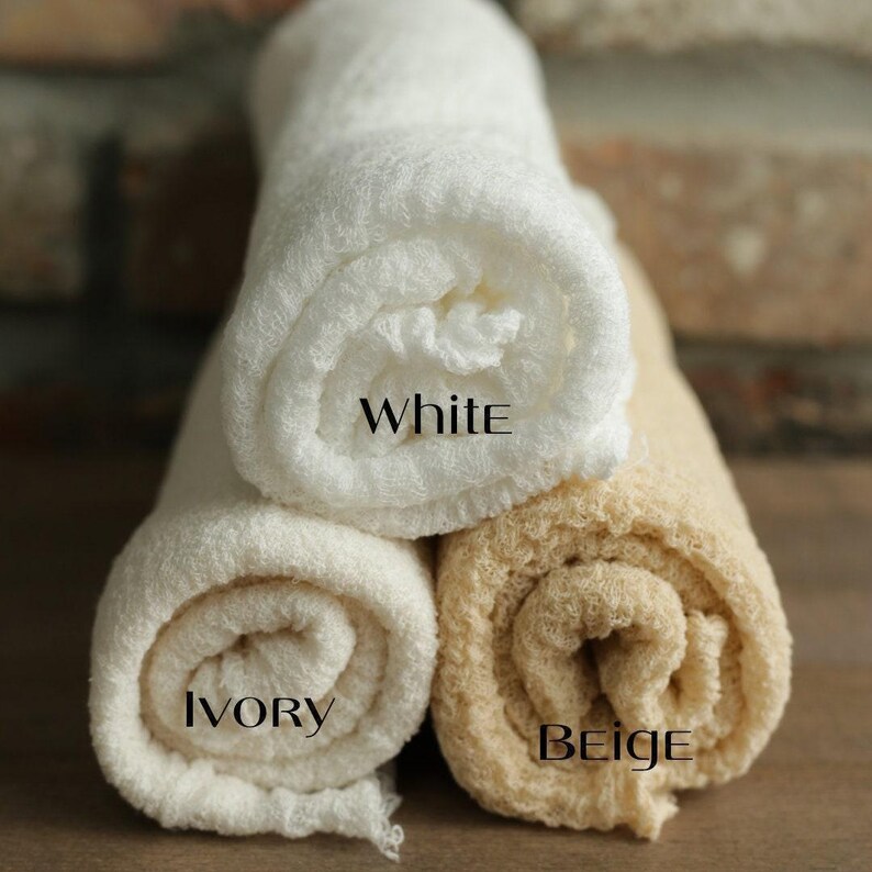 Hand Dyed Cotton Gauze Table Runner, Rustic Wedding Arch Decor, Ivory Cheesecloth Decor image 13