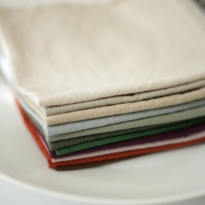 French linen napkins / Washed linen napkins / Rental friendly / Easter napkins / Everyday cloth napkins / Unpaper napkins image 1