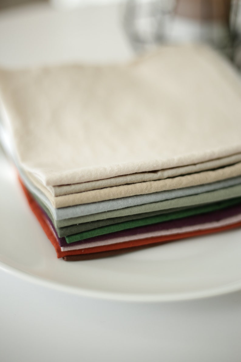 French linen napkins / Washed linen napkins / Rental friendly / Easter napkins / Everyday cloth napkins / Unpaper napkins image 1