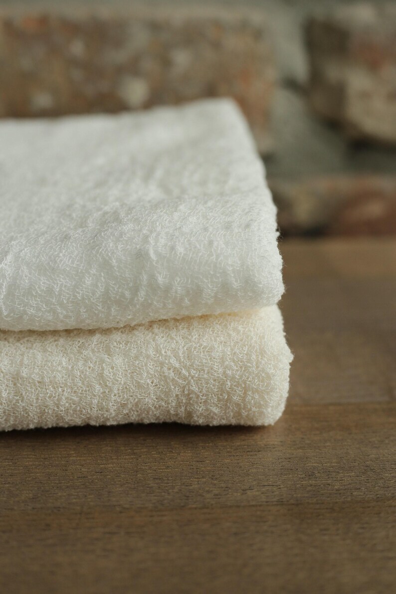 Hand Dyed Cotton Gauze Table Runner, Rustic Wedding Arch Decor, Ivory Cheesecloth Decor image 16