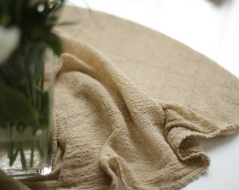 Dyed Cheesecloth Table Runner & Cheesecloth Napkins  - Perfect for Baby Showers and Holiday Celebrations