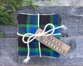 Plaid flannel hand warmers. Set of two. GREAT STOCKING STUFFERS!