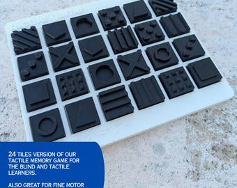 Domino Tattili Easy To See – Alan King Design, Plastica Riciclata, Made In UK - copertina