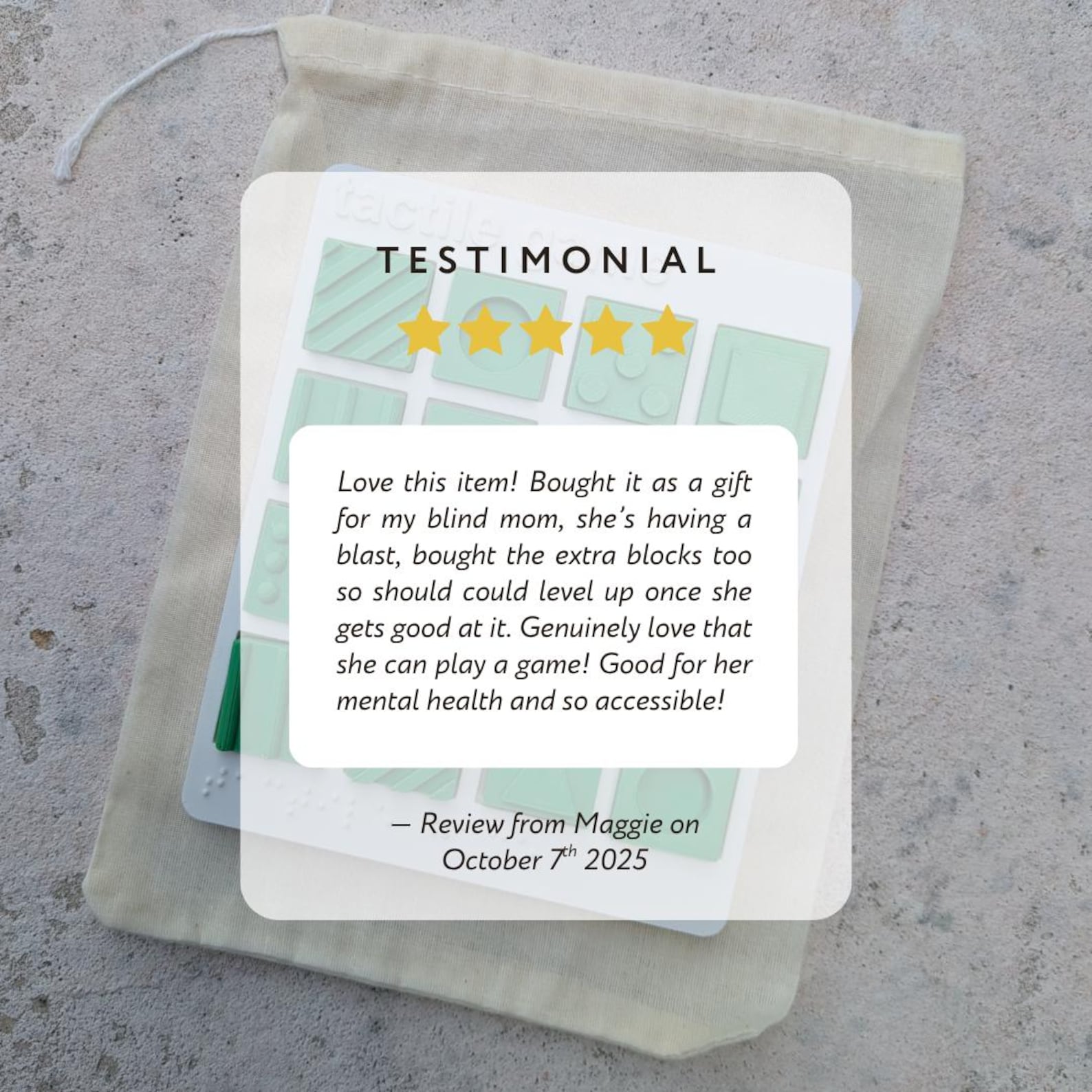 24-tile Tactile Memory Game: Sensory Matching for Tactile Learners - Etsy