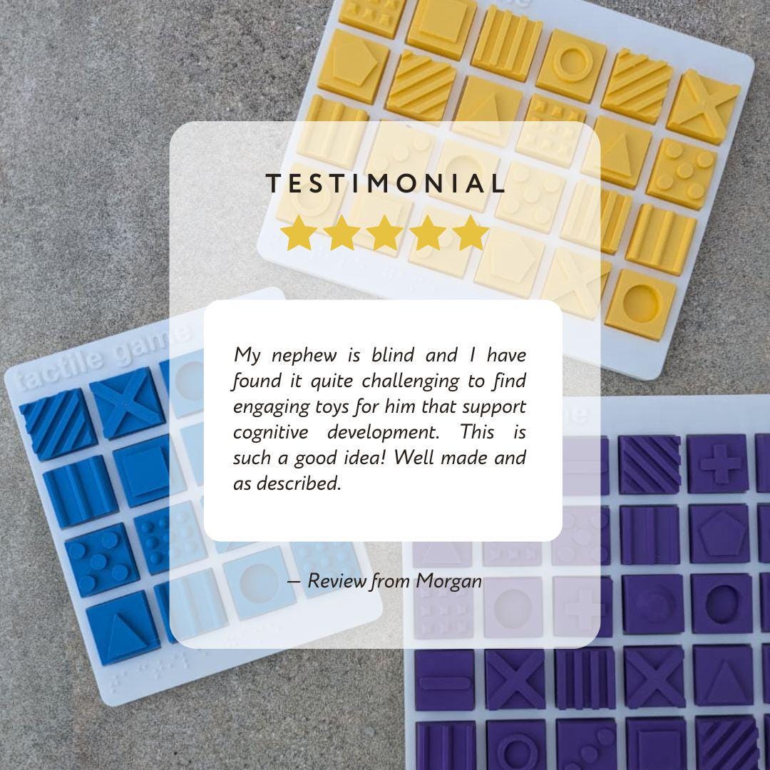 24-tile Tactile Memory Game: Sensory Matching for Tactile Learners - Etsy