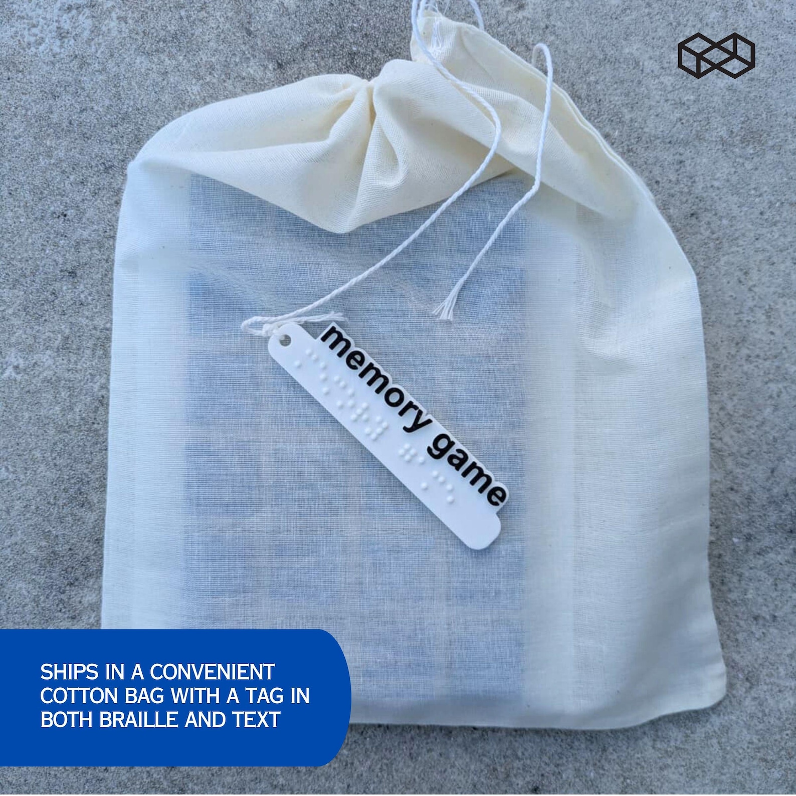 Tactile Memory Game – Sensory Matching Set for the Blind, Visually ...