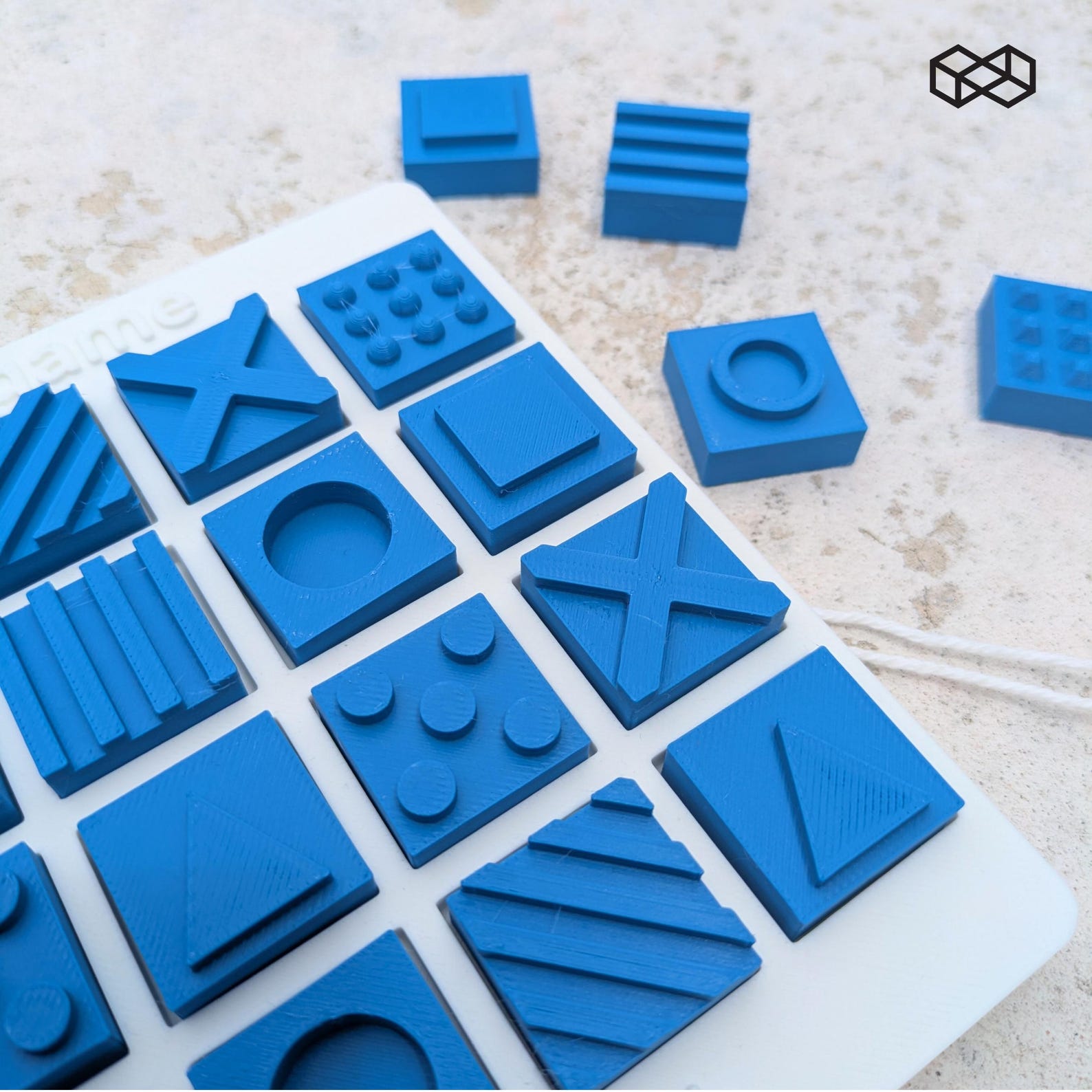 24-tile Tactile Memory Game: Sensory Matching for Tactile Learners - Etsy