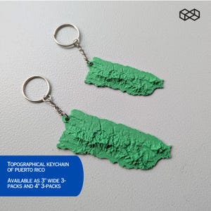 Topo Keychain Topographic Keychain Canada