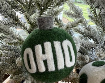 Ohio University - Green OHIO logo with pawprint