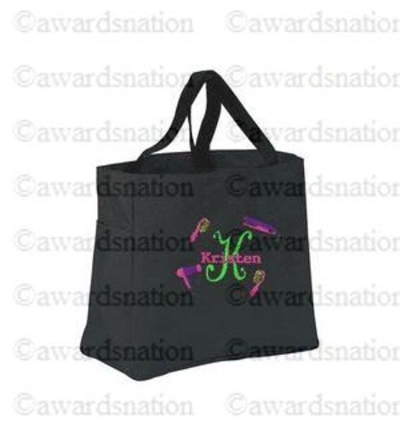 Personalized Embroidered Hair Stylist Tote Bag Custom Etsy