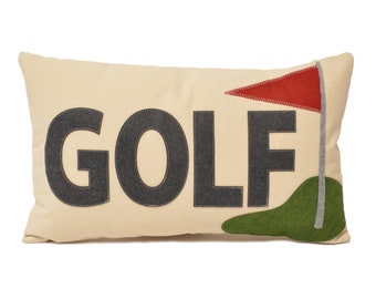 14x21" Golf lumbar pillow