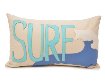 14x21" SURF and waves lumbar pillow