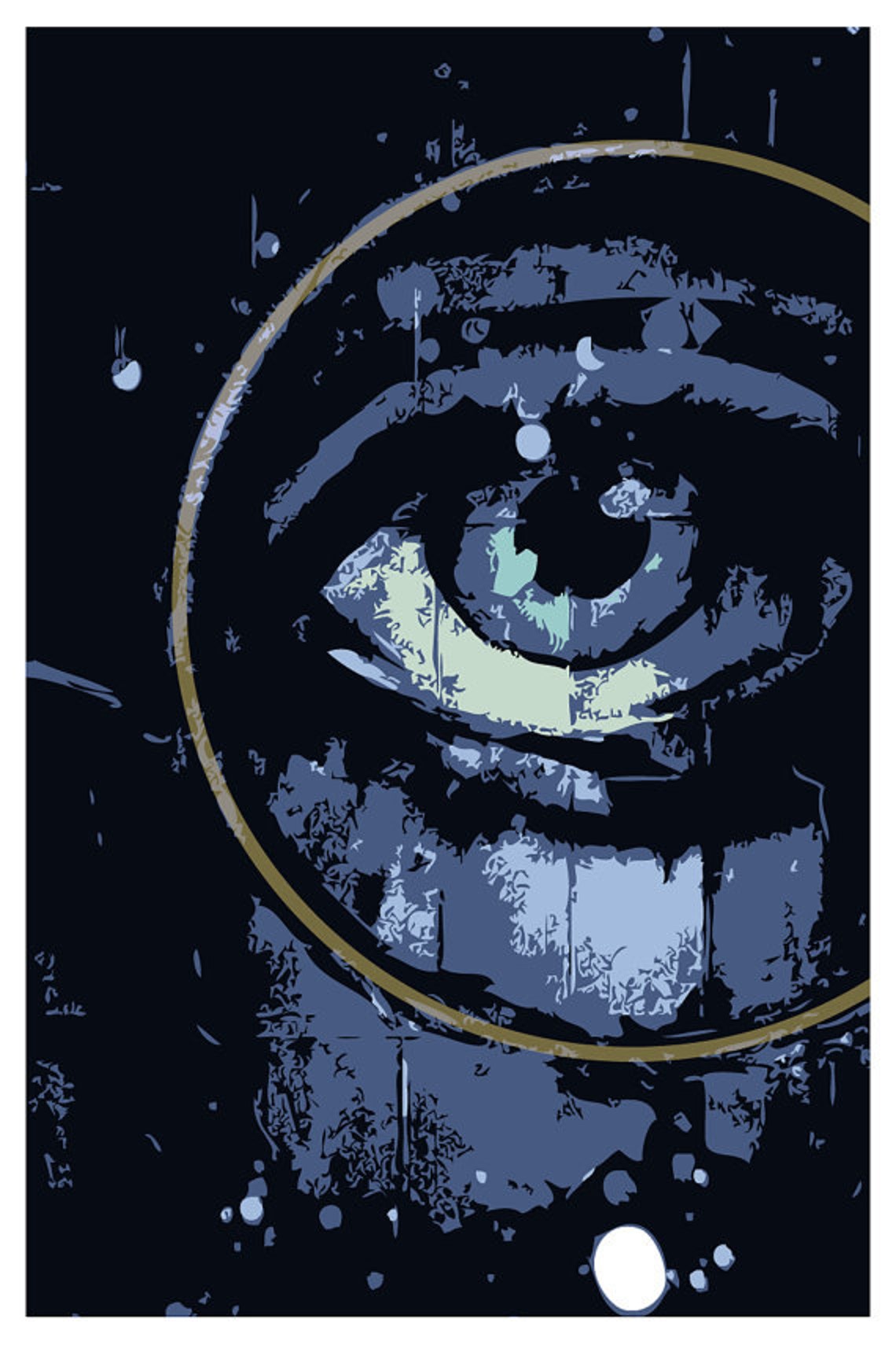 The Great Gatsby Movie Poster Print Eyes of T.J. Eckleburg Etsy