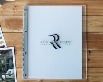 Frosted Clear Portfolio with Silver Hinges 14x11 Portrait Sleek Portfolio Book Case 14x11 portrait Folio Design Portfolio Presentation