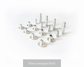 SCREWPOST EXTENSION PACK - Allows your SleekPortfolio to hold up to an additional 30 inserts! - Available in Silver, Gold, or Black
