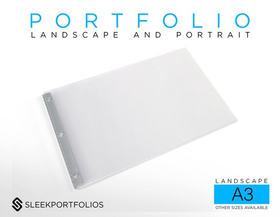 portfolio frosted clear a3