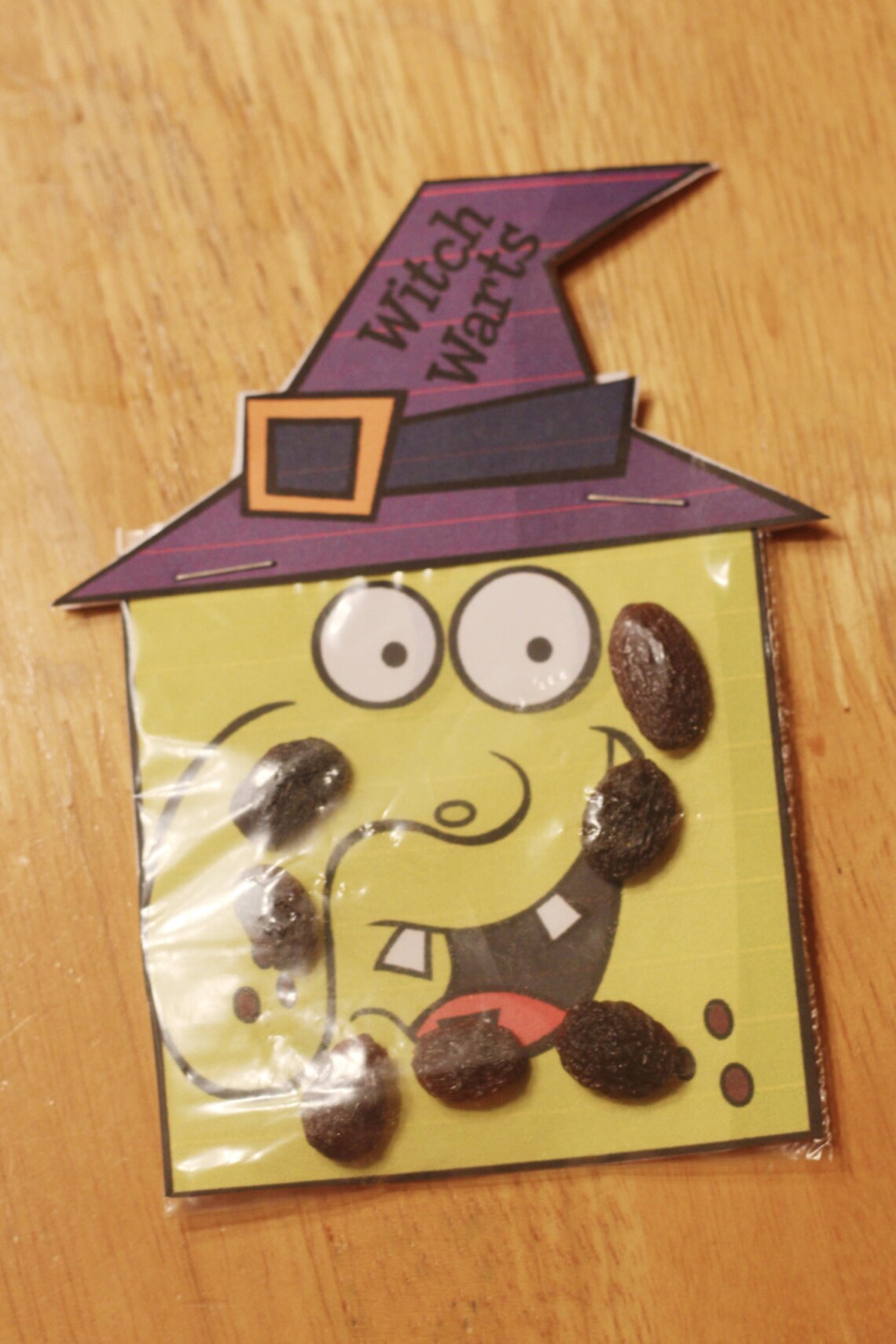 Halloween DIY Witch Warts Raisin Trick or Treat Handout Etsy