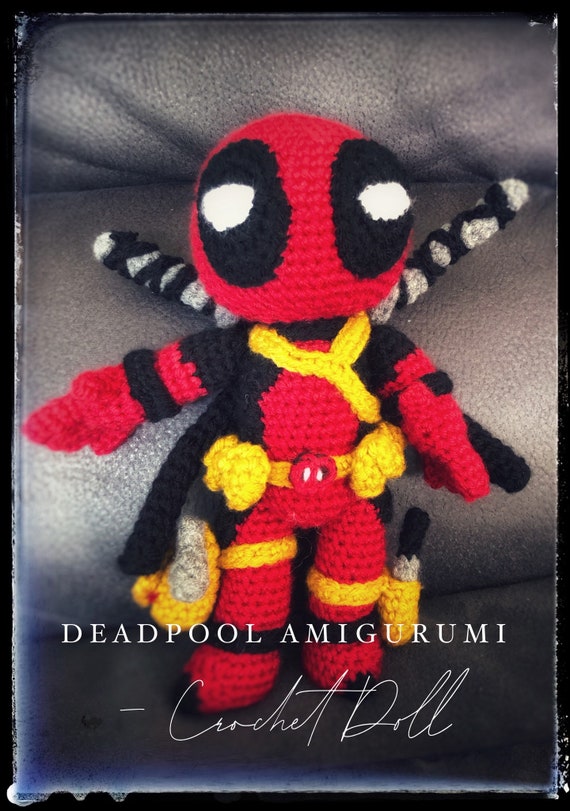 crochet deadpool doll