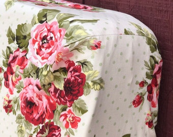 red rose crib bedding