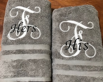 His and hers bath towels sale