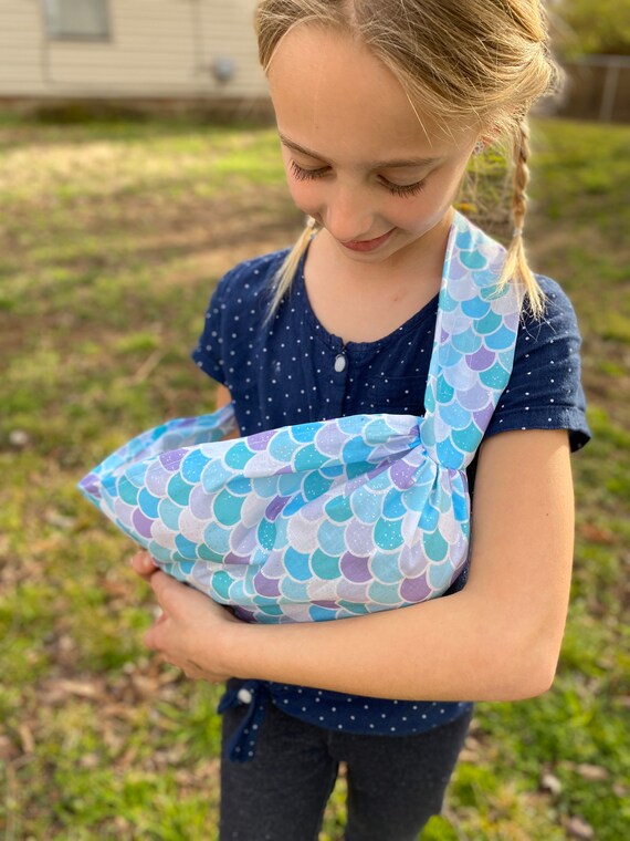 Purple Mermaid Scales Baby Doll Sling Personalized Baby Doll
