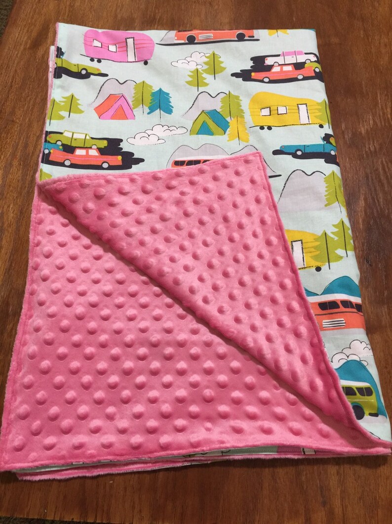 Camper Crib Sheet camping theme nursery custom fitted crib Etsy