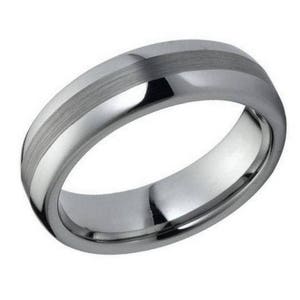 Gents Mans Mens Tungsten Carbide Wedding Band Ring for ladies and men