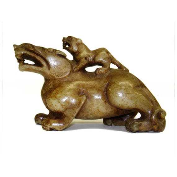 Chinese Ming Dynasty Jade Female Pi Hsieh Pixiu Or Pi Yao Etsy