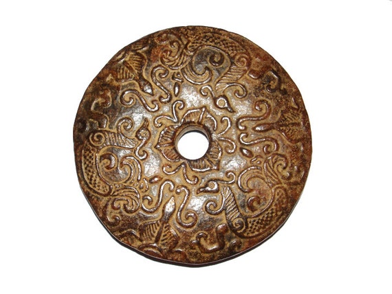 Rare Han Dynasty Jade Bi Amulet