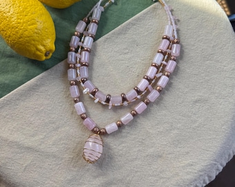 Colar de Cobre e Quartzo