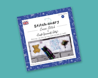 Stitch-onary Hand Embroidery Cross Stitch Kit | Beginner Embroidery Pack | Needlepoint | DIY Kit