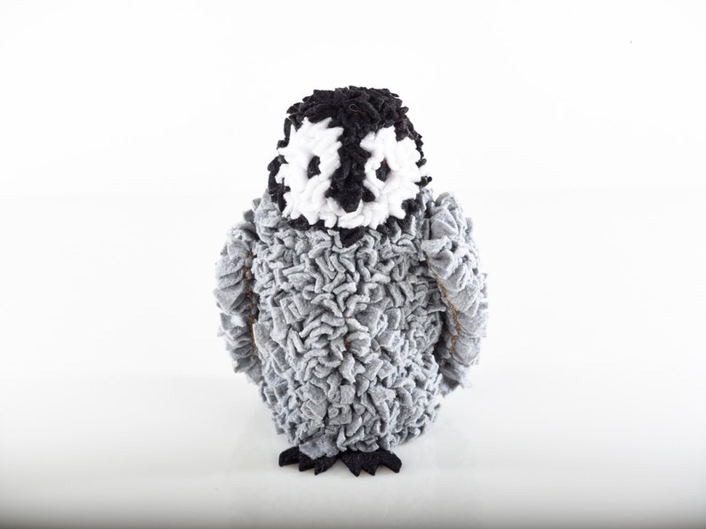 Proggy Mat Patterns Proggy Mat Baby Penguin | Rag Rug Kit | Stuffed Animal | Craft Kit - Etsy