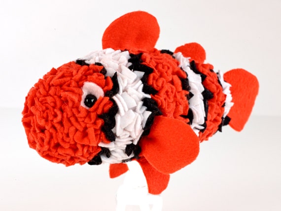 Proggy Mat Clown Fish Rag Rug Kit Etsy