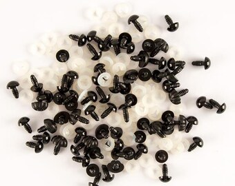 Toy Fittings - Set of 30 x Eyes and 12 Noses