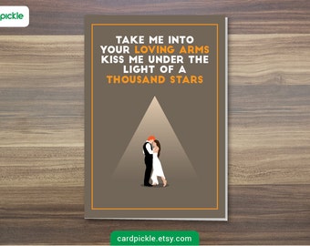 DOWNLOAD Printable Card - Ed Sheeran - Thinking Out Loud Card - I Love You Card - Happy Birthday - Happy Anniversary - Valentines Card
