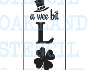 Patrick/'s Day #7 Stencil 10mm or 7mm Thick Beer 4 leaf clover Leprechaun St