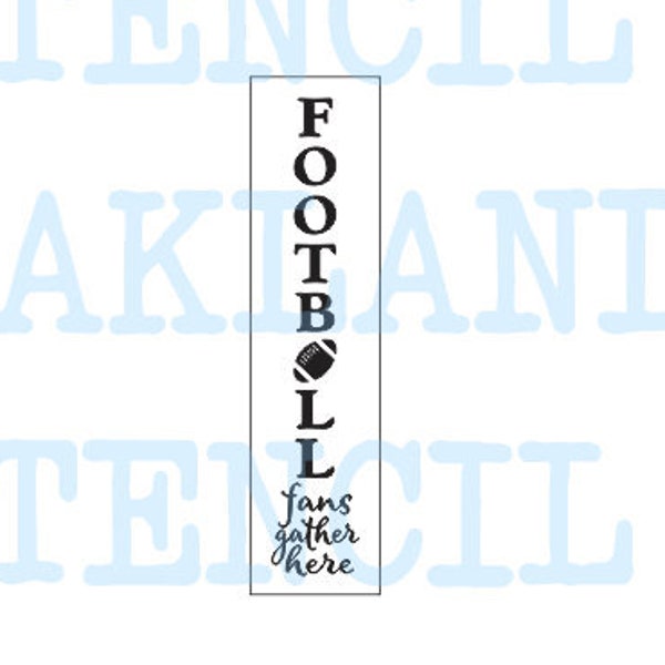 Large Football Stencil - Etsy