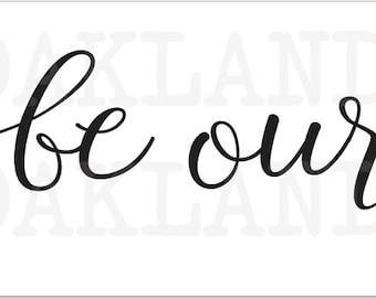 be our guest~~ STENCIL 6"x12" 6"x24" 8"x36" 12"x48" for Painting Signs Canvas Fabric Wood Pallets Porch Airbrush Crafts Wall Art and Decor
