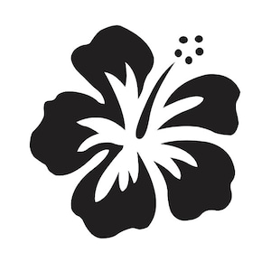 Hibiscus Flower #3 STENCIL for Painting Wood Signs Reusable Flower Fabric Canvas Walls Furniture Scrapbook Airbrush