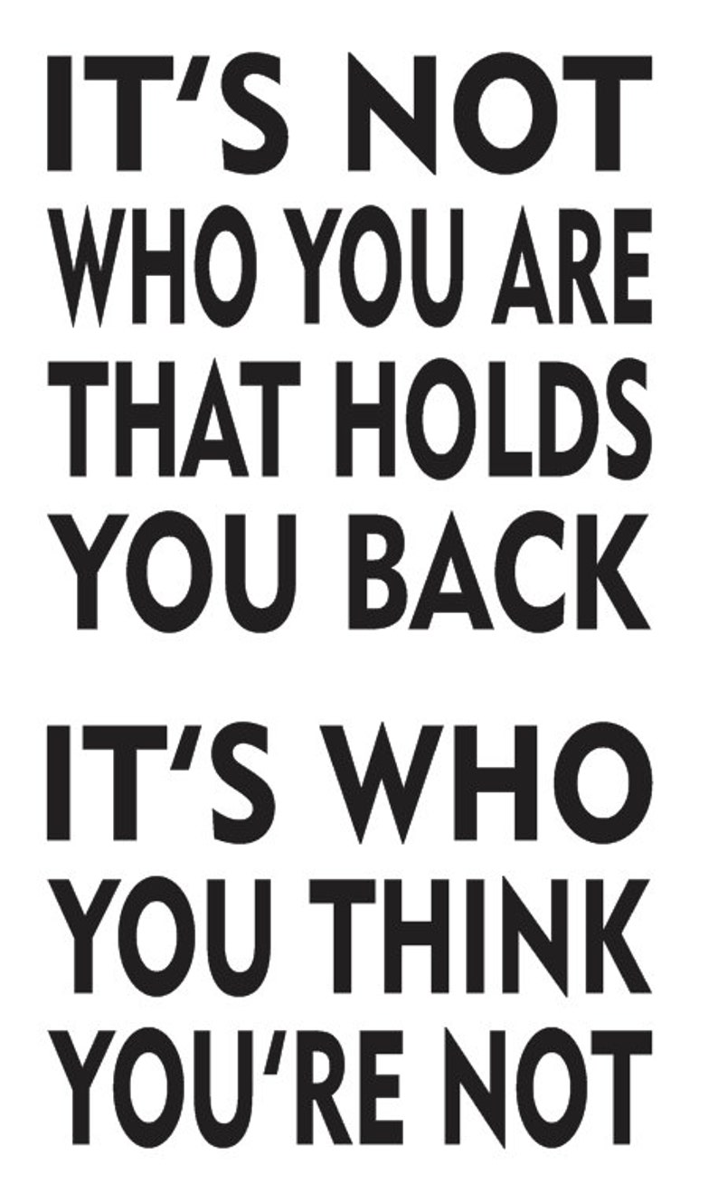 Inspirational Stencil It S Not Who You Are That Holds Etsy